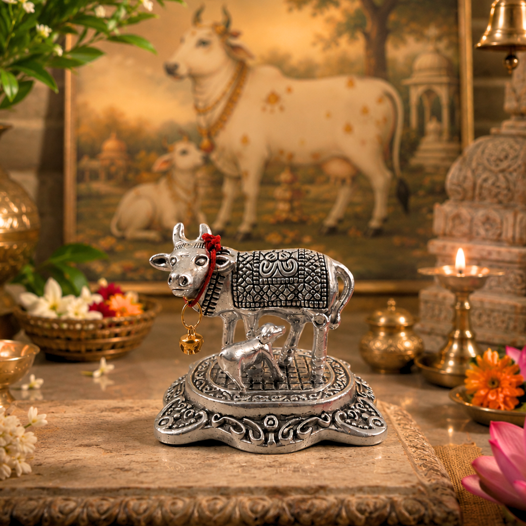 Kamdhenu Cow Statue