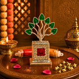 Krishna Tulsi Tree Showpiece with Kumkum